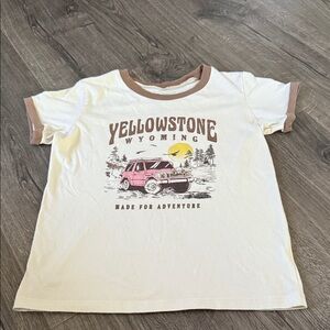 Full Tilt Cream and Brown Kids Adventure T-Shirt